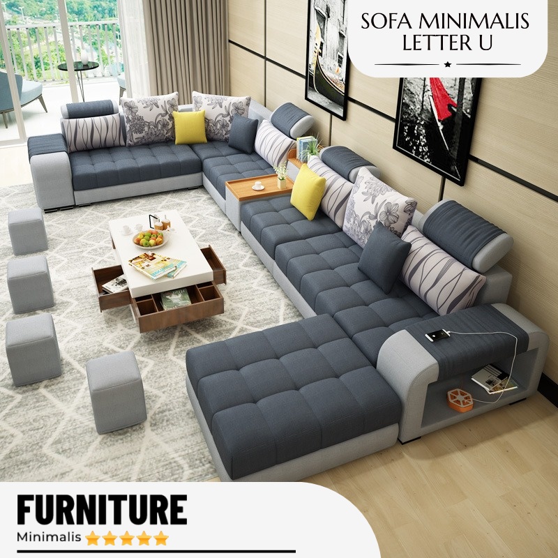 Sofa Ruang Tamu Sofa Minimalis U Kursi Ruang Tamu Minimalis
