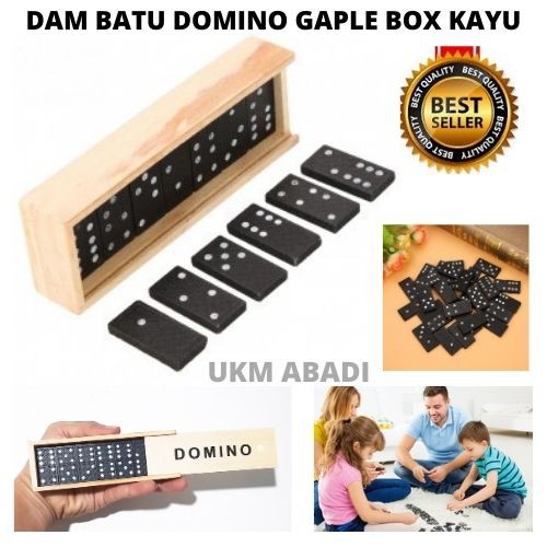 Kartu Dam Batu Gaple Domino Box Kayu Set Exclusive 111