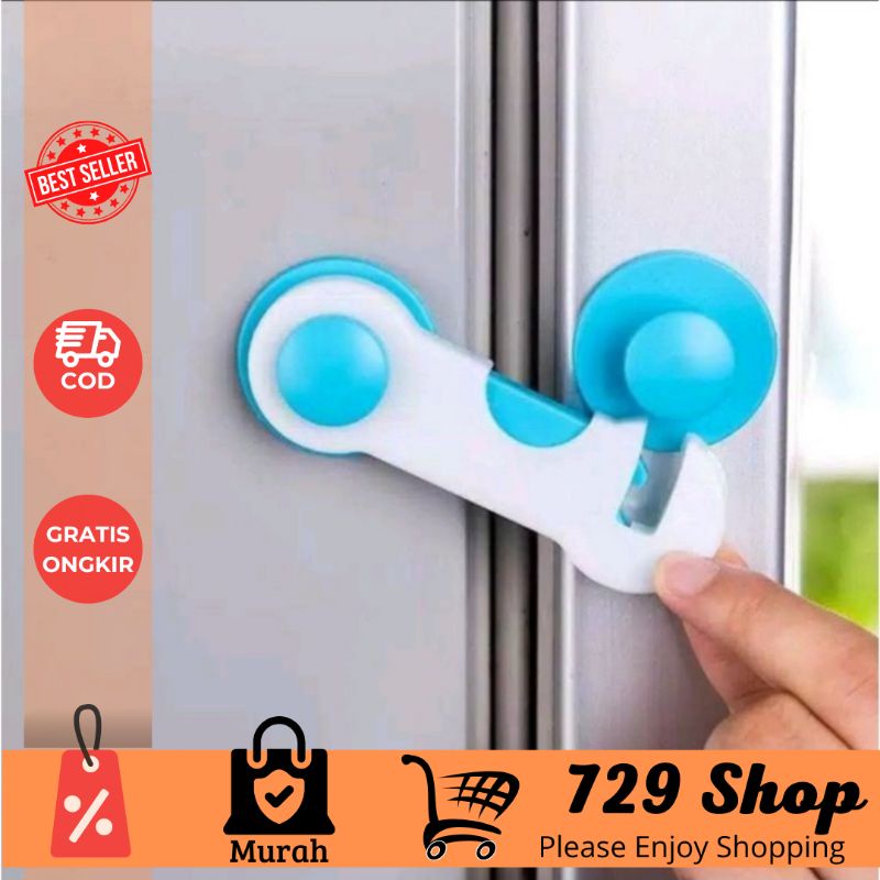 Safety Lock Pengaman Pintu Lemari dan Laci Baby Safety Lock Import Best Seller