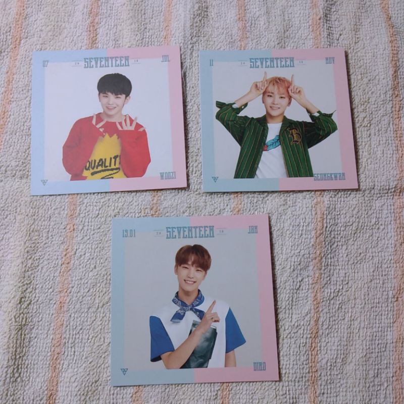 PHOTOCARD SEVENTEEN SEASON'S GREETINGS