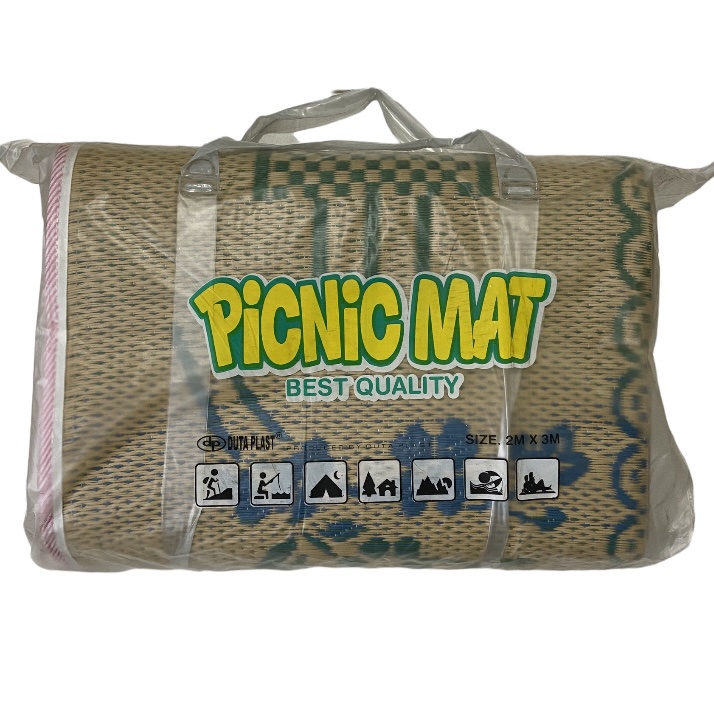 Tikar Plastik Picnic Mat Alas Lantai Karpet Foldable 2Mx3M