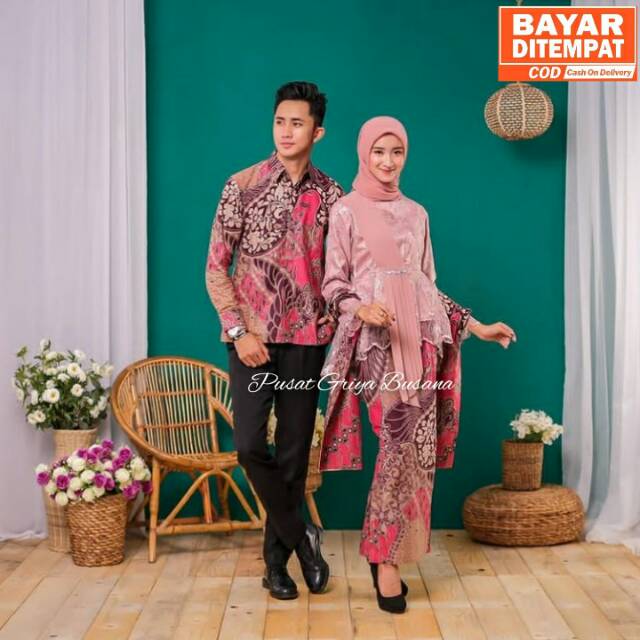 Couple Baju Kondangan / Couple Baju Tunangan / Couple Kebaya Modern / Couple Wisuda