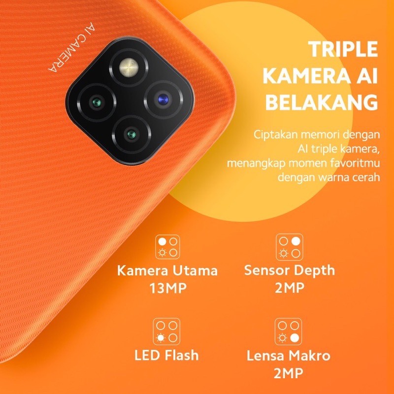 HANDPHONE XIAOMI REDMI 9C 9 C RAM 4GB 3GB ROM 64GB 32GB GARANSI RESMI INDONESIA HP PONSEL-6