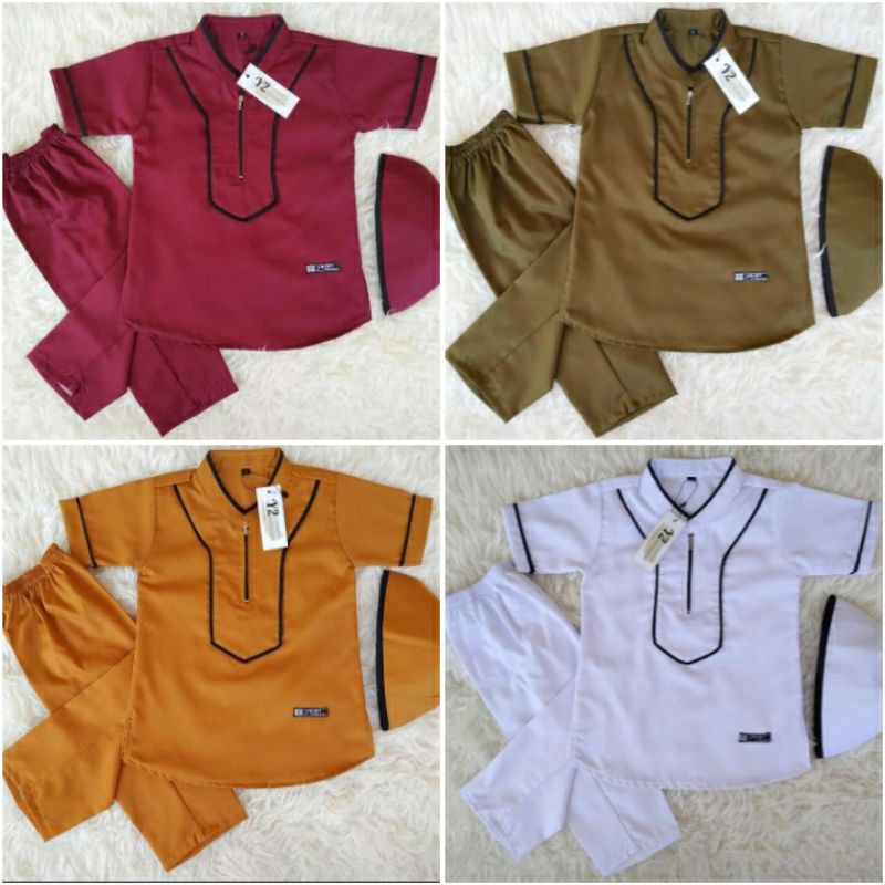 Baju Muslim Koko Anak Pria U 3-6Thn.