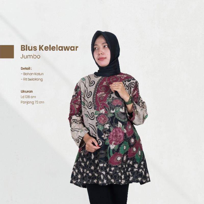 Blus Batik Kelelawar Jumbo - Naira Batik