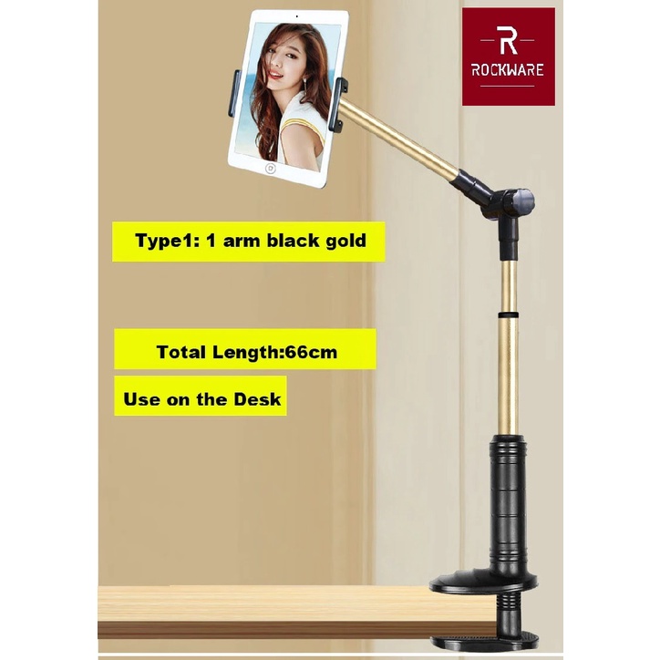 ROCKWARE RW-21A121 - Lazy Bracket Tablet Holder - Holder untuk Tablet