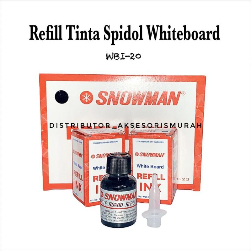 

REFILL TINTA INK SPIDOL whiteboard snowman WBI 20