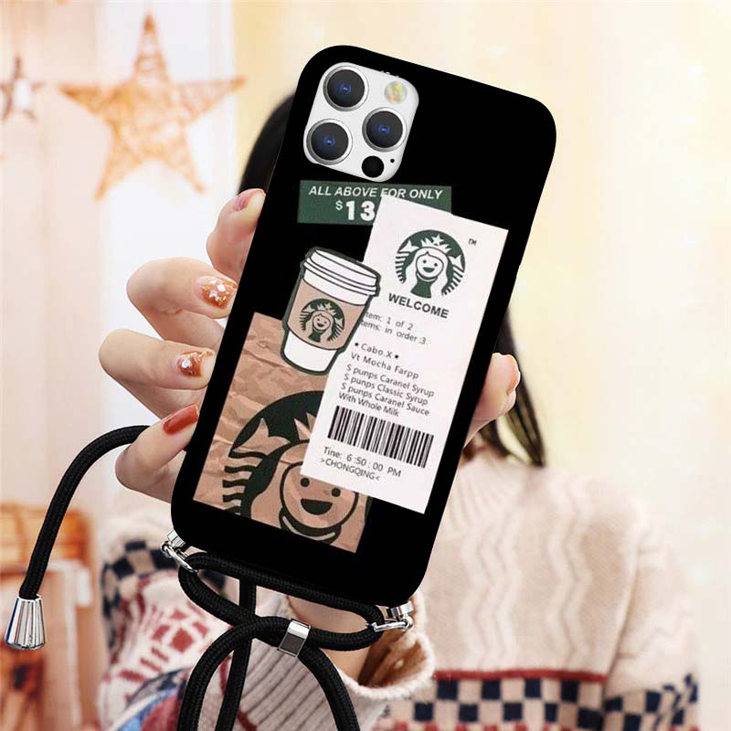 [S19] Slingcase Tali Star Bucks Case Xiaomi Redmi 4A 5A 6A 7A S2 9C Note 4 Note 5 Note 6 Note 8 Poco