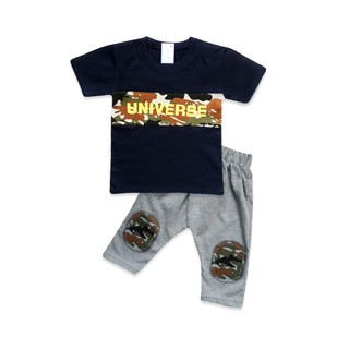 WakaKids Baju Bayi Anak Laki Tangan Pendek Setelan Kaos WakaKids Baju Bayi Anak Laki Tangan Pendek Setelan Kaos