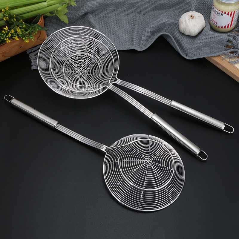 (BISA COD) RVOSTR SPIMMER Spatula Alat Masak Goreng Dapur Spider Mesh Strainer - KT400