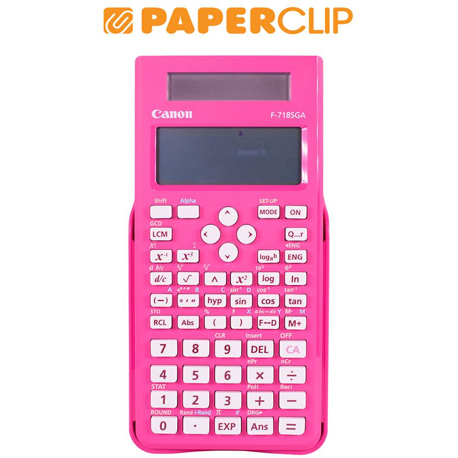 

KALKULATOR / CALCULATOR CANON F-718SGA PINK SCIENTIFIC