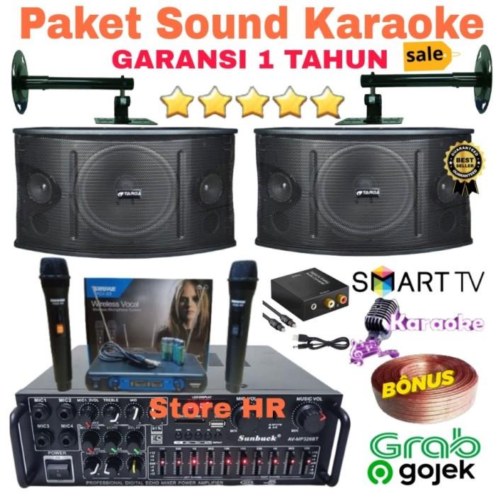Paket Sound Karaoke 8 Inch Original Ampli Equalizer Siap Pakai 12