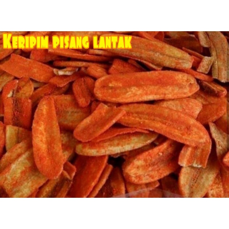 

keripik pisang lantak pedas