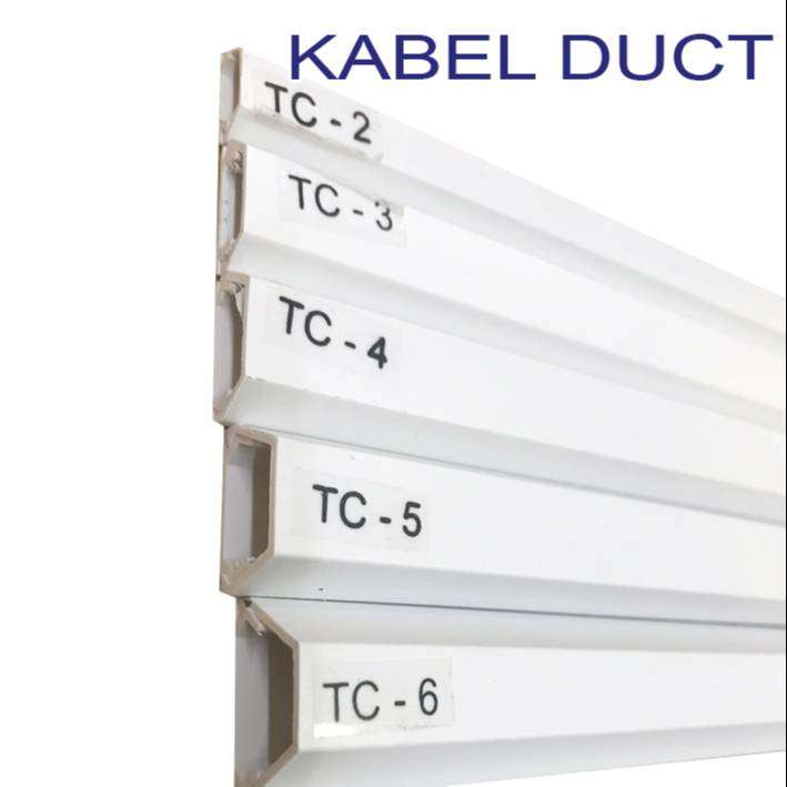 Kabel Duct TC-2 TC-3 TC-4 TC 2 TC 3 TC 4 Penutup Kabel 2X0,75 2X0.75 2x1.5 2x1,5 Duct Cable Kabel Dak