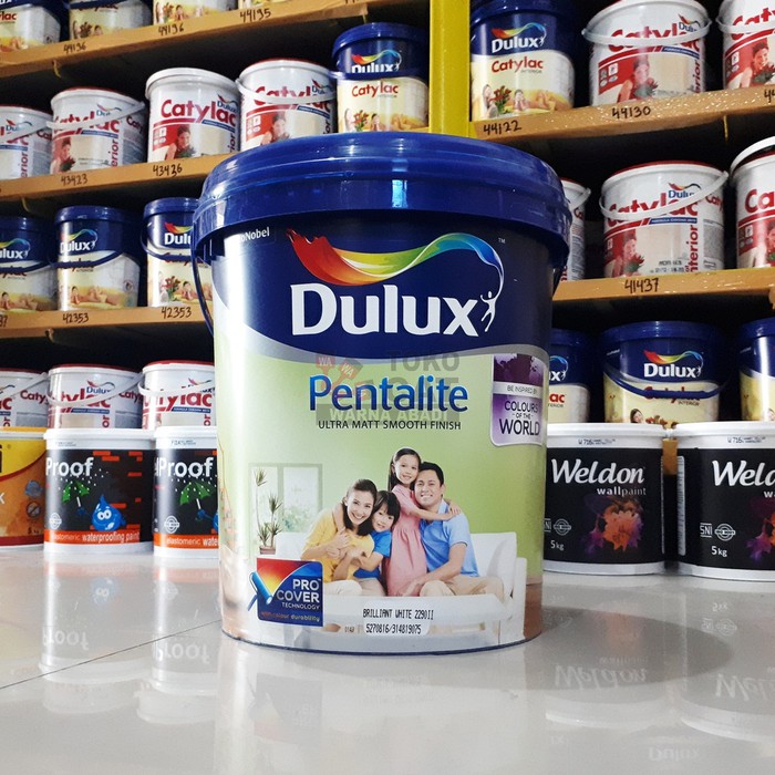CAT TEMBOK DULUX PENTALITE WARNA STANDART 20 LITER