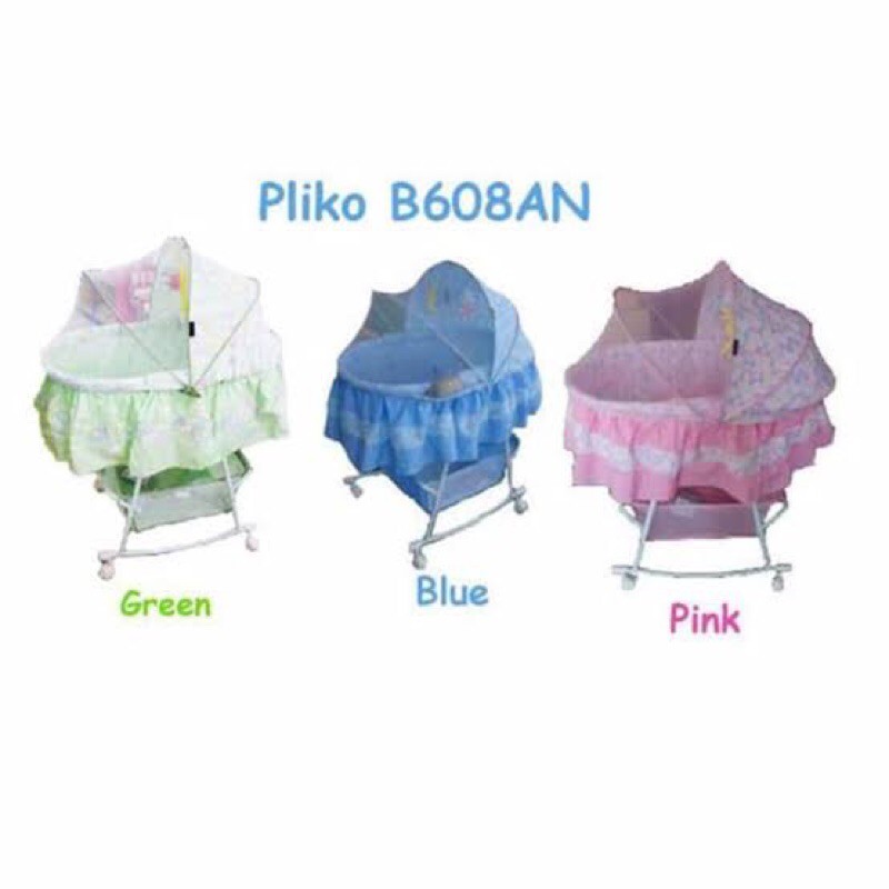 Pliko Bassinet / Pliko Baby Crib Oval / Box Bayi Simple B608AN