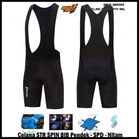 Celana Sepeda Padding Gel BIB Cooltech Singeltrek