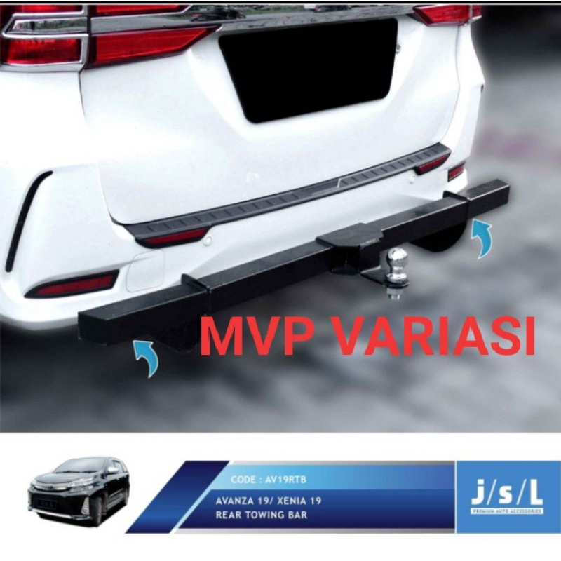 Toyota New Avanza / Xenia / Veloz 2019 Tanduk Belakang Rear Towing Bar