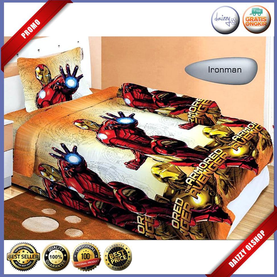 Sprei Lady Rose sorong 120 x 200 Iron man 2 in 1 BMSB215