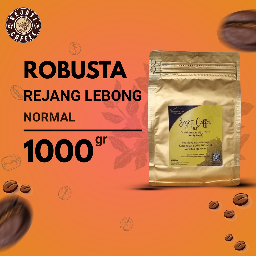 

Kopi Bubuk Robusta Rejang Lebong Normal 1000 gram