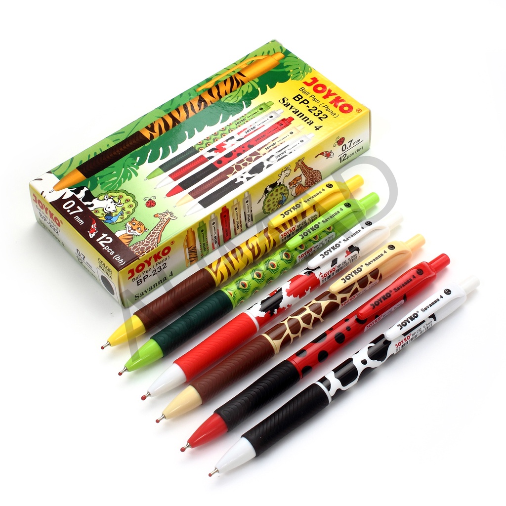 

Joyko savanna 4 BP-232 Pulpen HITAM [ LUSIN ]