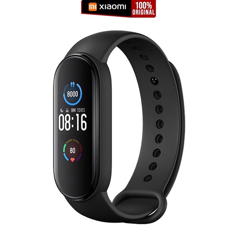 Xiaomi Mi Band 5 Amoled Display Jam Tangan Smartband Anti Air Original