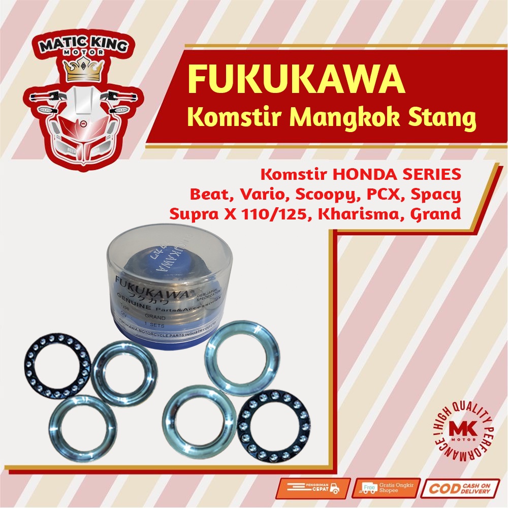 Komstir comstir stang Honda Vario Beat scoopy spacy PCX Supra x karisma grand ADV 100 110 125 150 160  Fukukawa