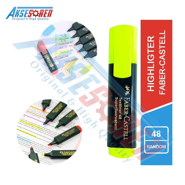 

Highlighter Warna Faber Castell [154851] / Penanda Spidol Marker Textliner