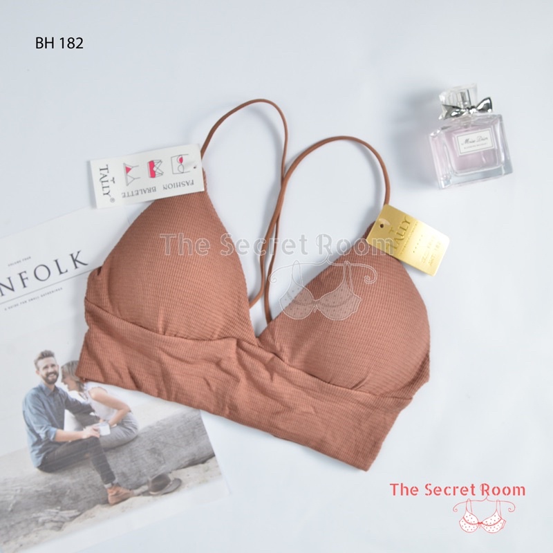 TALLY BRA BH KEMBEN BRALETTE 182 I FREE SIZE I BAHAN RAJUT I CUP B