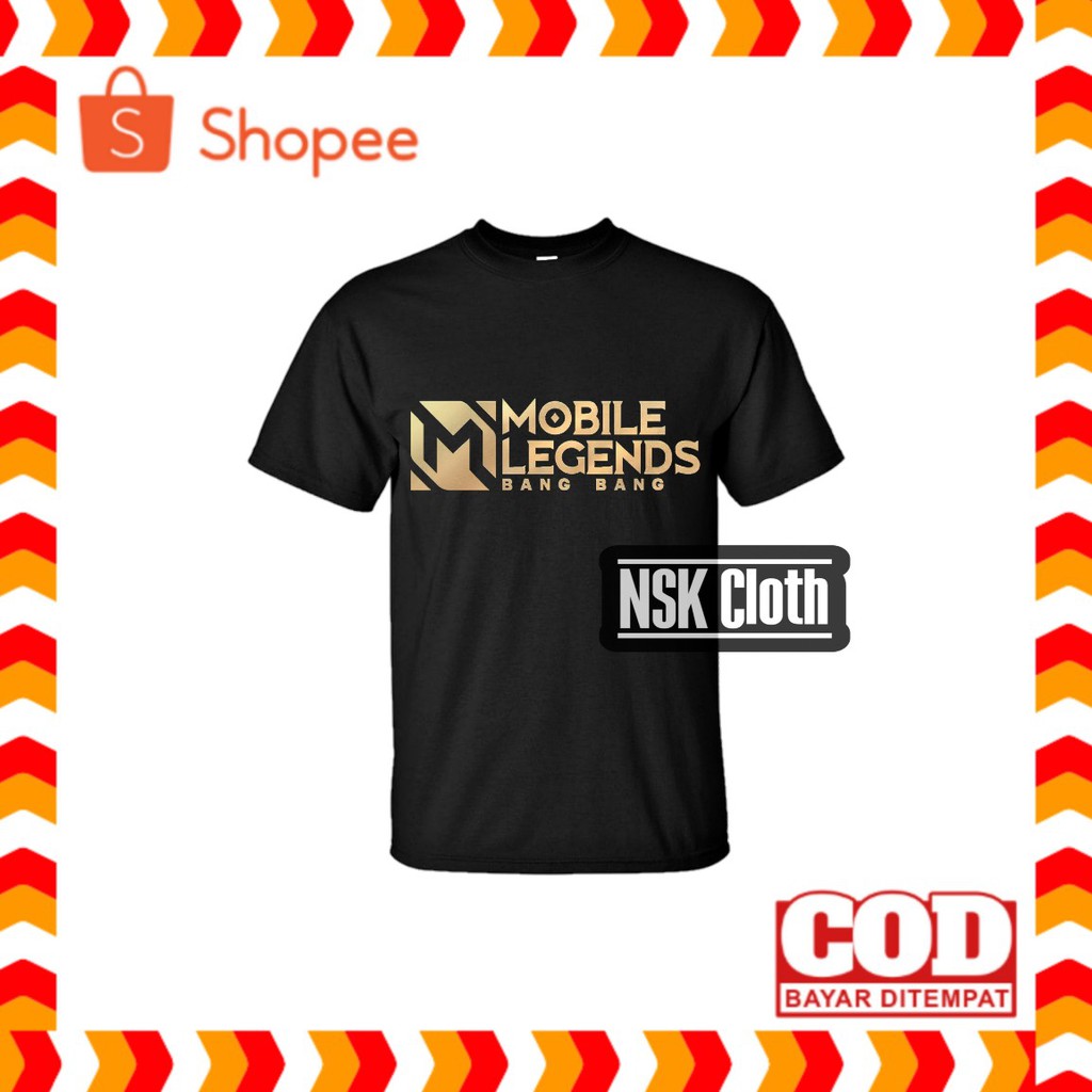 Baju mobile legends ML mobile legend Logo anak dan dewasa