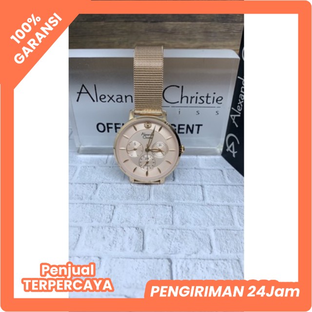 JAM TANGAN WANITA ALEXANDRE CHRISTIE AC 2959 / ac 2959 BF ORIGINAL GARANSI RESMI 100% DIJAMIN