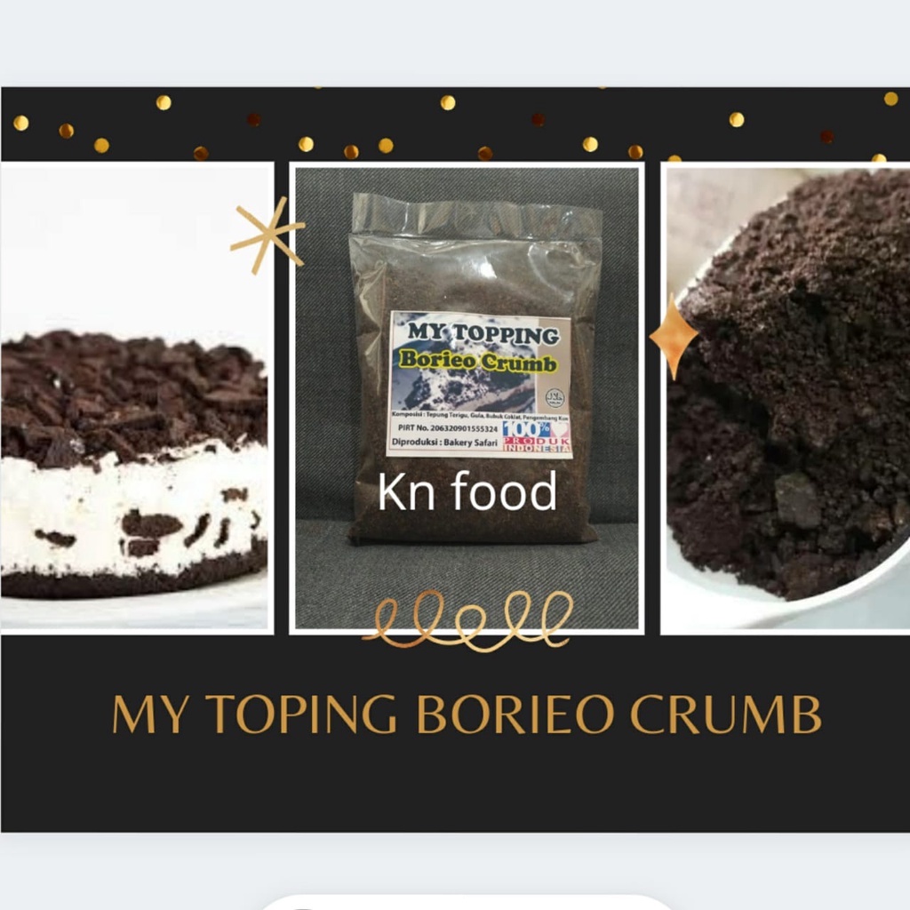 

Crumb Borieco Biskuit Chocolate crumb 10 Kg By GoJek Grab- chocolate crumb Borieco Bukan ori oreo