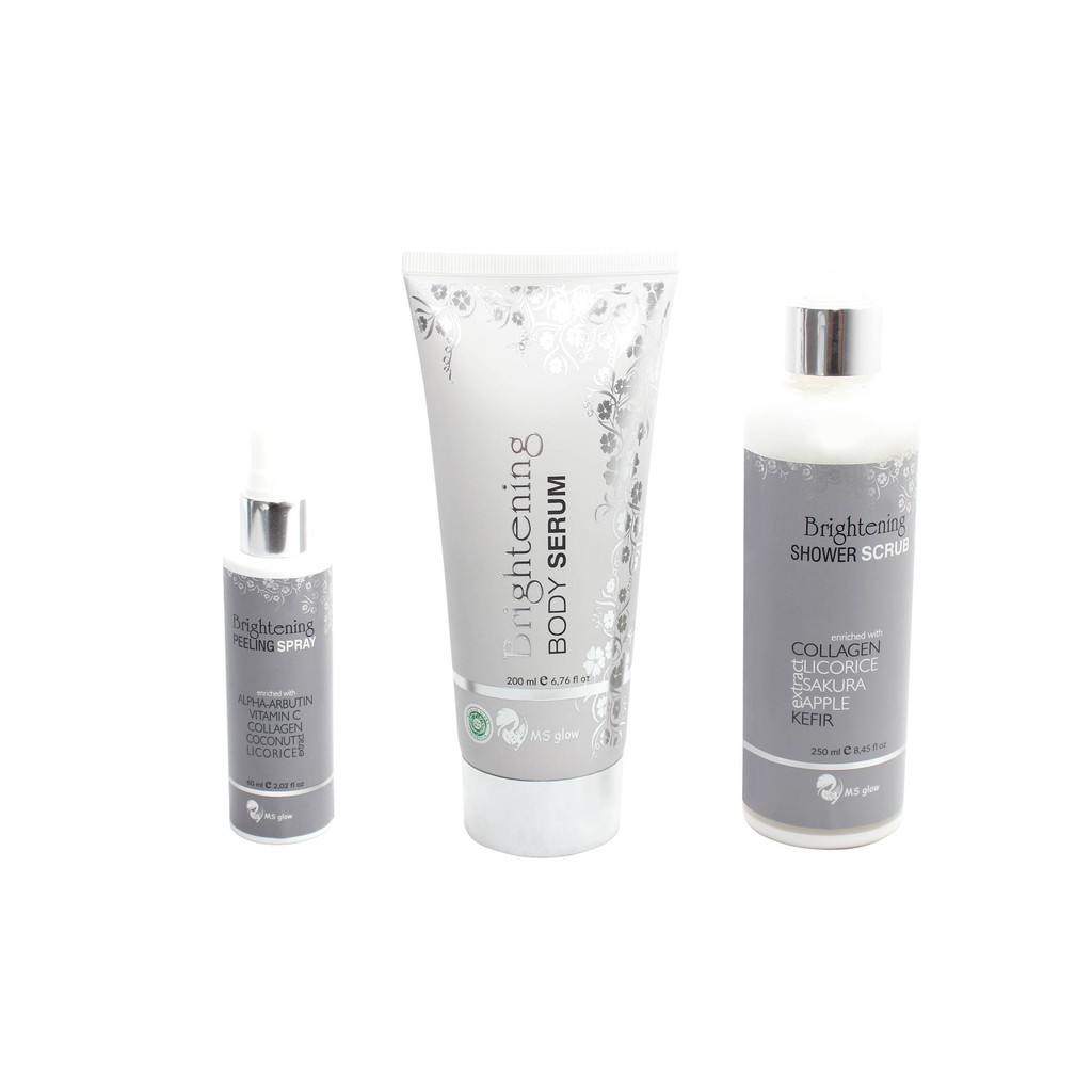 Paket Badan Ms glow / Whitening Pigmented Body Series