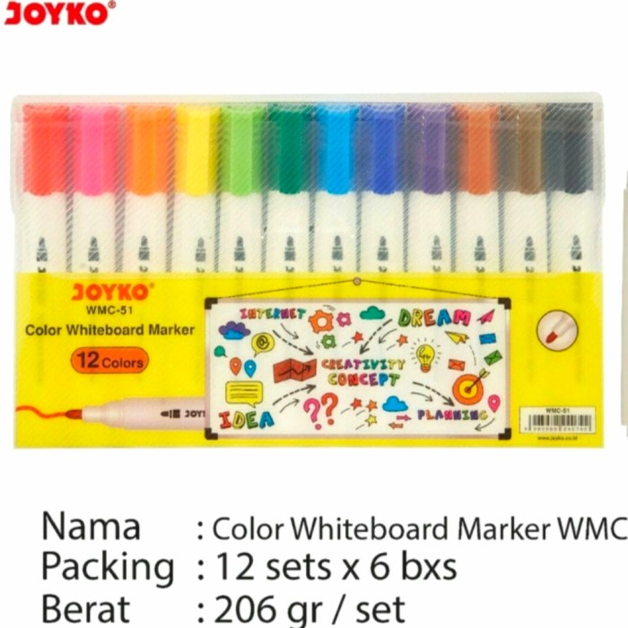 

SPIDOL WHITE BOARD WARNA WARNI JOYKO WMC 51