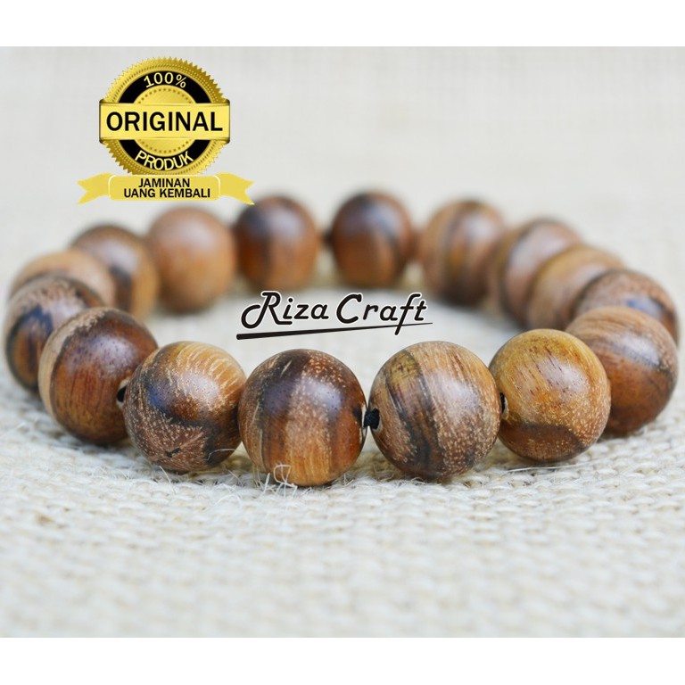  Gelang  Kayu  Gaharu  Wangi Asli Kalimatan Super  King  16 mm 