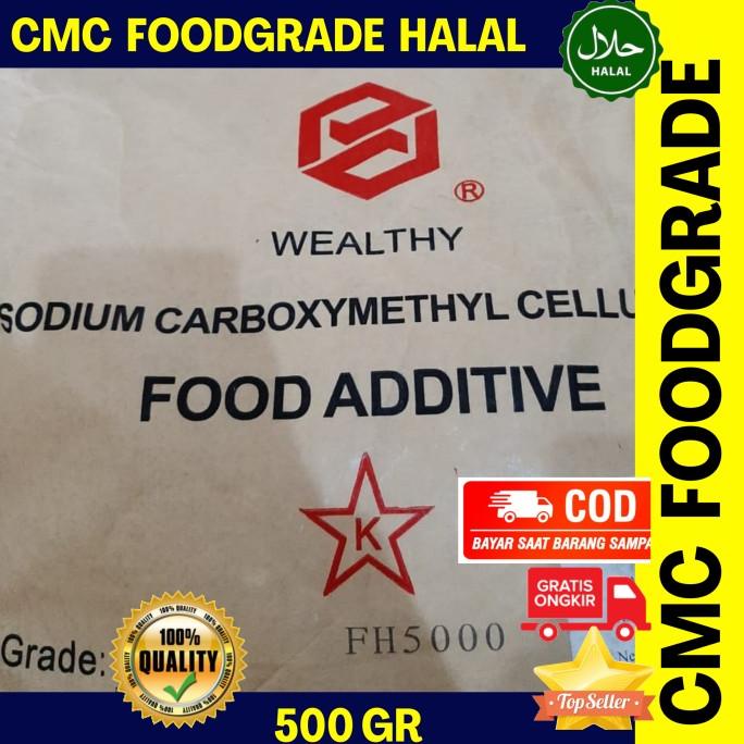 

[[COD]] CMC 500gr HALAL / Sodium Carboxmethylceluoes Food Grade EKSLUSIF Kode 58