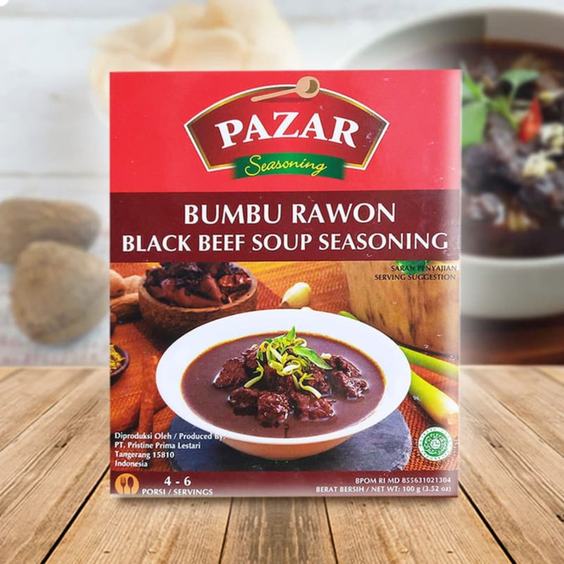 

PAZAR BUMBU RAWON - Bumbu Masak Instan Box 100g