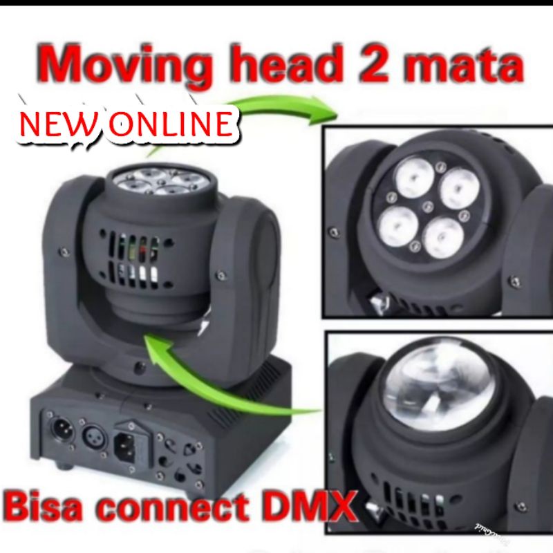 MOVING HEAD DOUBLE FACE FULL COLOUR 80W