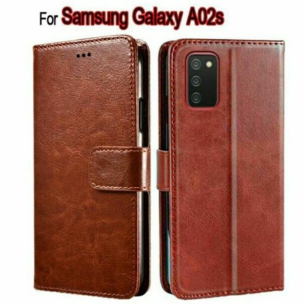 Samsung A02S Case Flip Cover Case Leather Wallet Sarung Samsung A02s