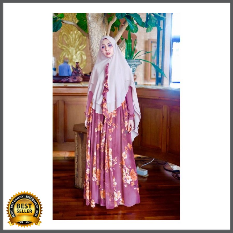 NEW CARLA SERIES GAMIS WANITA SYARI ORIGINAL BY JAWHARA SYARI