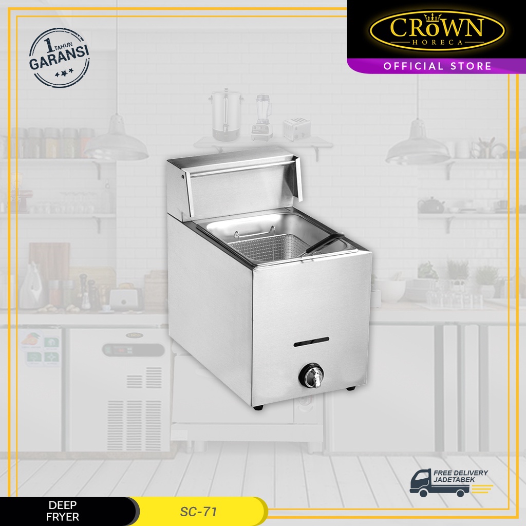 Gas Deep Fryer SC-71 Crown Horeca