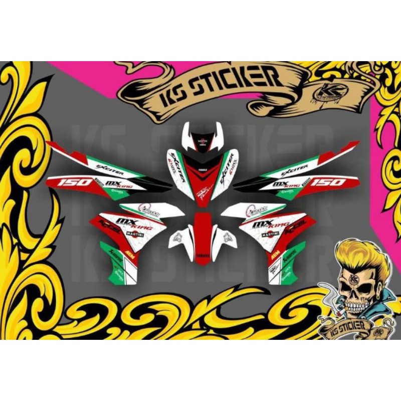 STICKER FULL BODY JUPITER MX KING STICKER DECAL