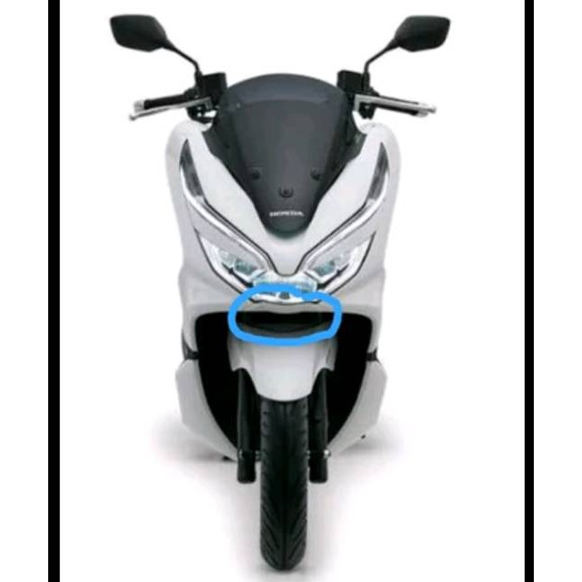 Dagu Sambungan Sayap Depan Di bawah Lampu PUTIH Honda New PCX 150 ORI
