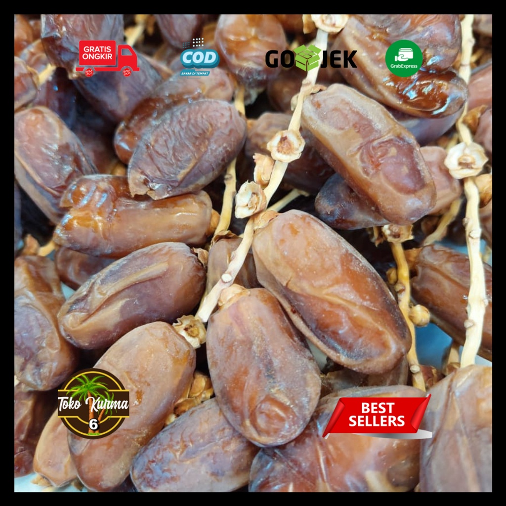 

KURMA TUNISIA TANGKAI 1KG kemasan DUS