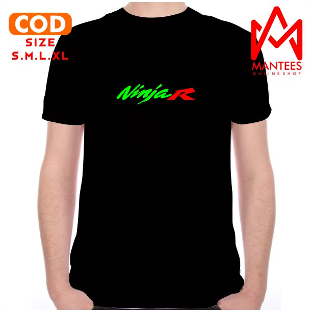 Kaos Baju Motor Kawasaki Ninja R logo - MANTEES