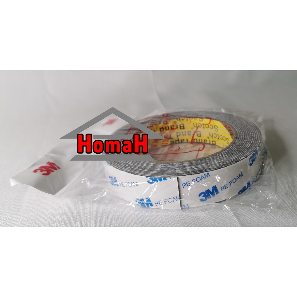 

3M Double Tape PE Foam Solasi Perekat Isolasi Multifungsi Serbaguna 1600T
