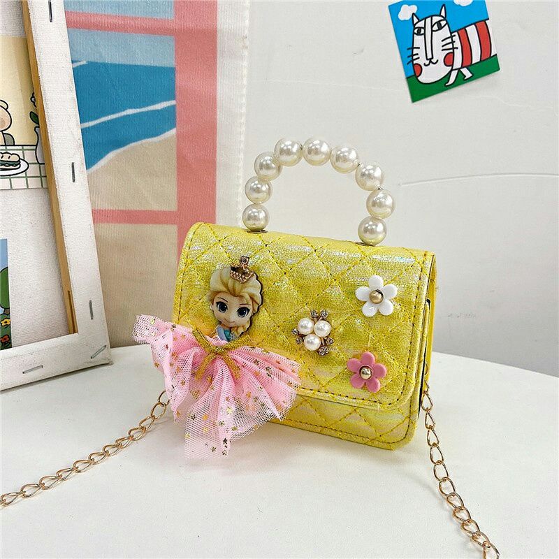 KADO TAS KECIL TENTENG ANAK PESTA ANGPAU JINJING SLEMPANG MUTIARA HP MINI RAJUT KARAKTER KEPALA PAND