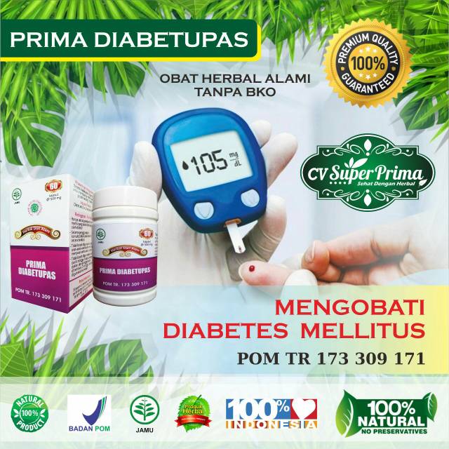 HERBAL EXTRAK KAPSUL DIABETES  ISI 60 MENGGOBATI DIABETES MILLITUS