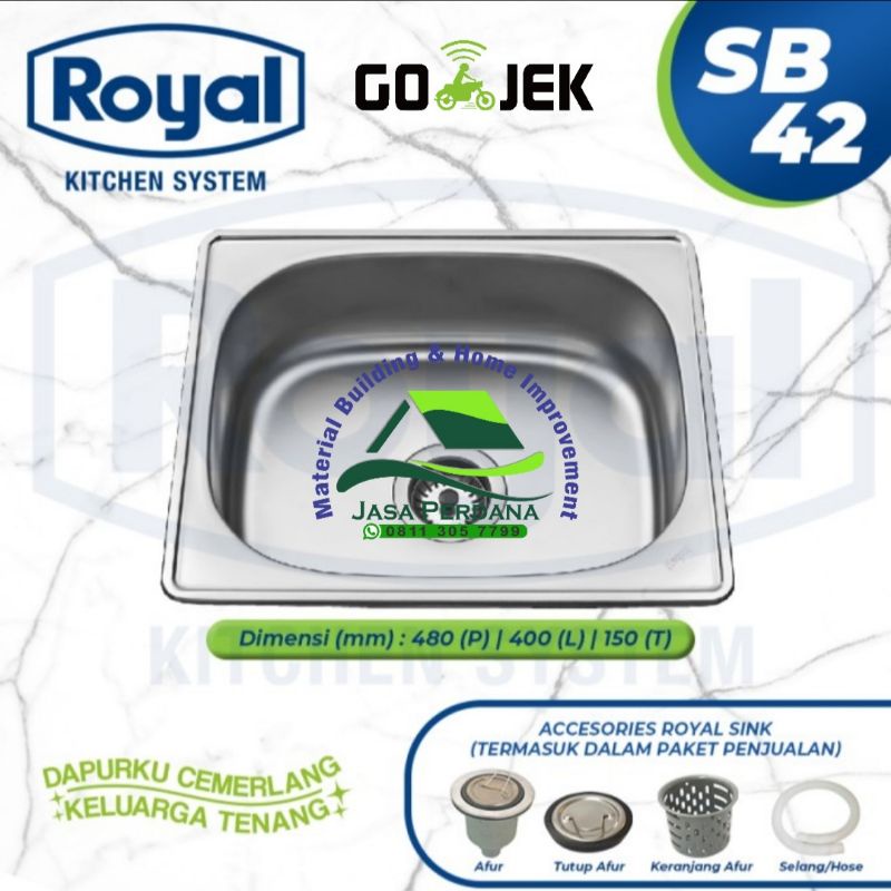 Bak Cuci Piring Royal Kitchen Sink SB 42