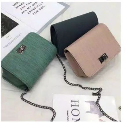 TAS IMPORT TAS FASHION TAS BATAM MURAH / Tas Selempang wanita serat kayu